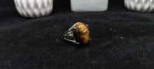 Load image into Gallery viewer, Adjustable Gemstone And Quartz Rings, Opal,White Quartz, Rose Quartz, Lapiz Lazuli, Goldstone, Blue Goldstone, Amethyst, Lava Stone