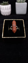 Load image into Gallery viewer, Adjustable Gemstone And Quartz Rings, Rose Quartz,l, Lapiz Lazuli, Goldstone, Howlite, Blue Goldstone, Sodalite