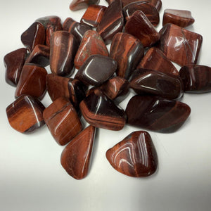 Small Red Tiger Eye Polished Stone