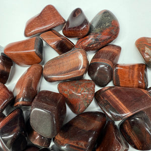Small Red Tiger Eye Polished Stone