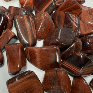 Small Red Tiger Eye Polished Stone
