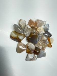 Small Floral Agate Polished Stone