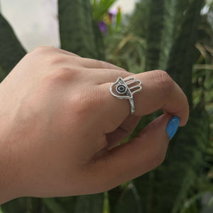 Evil Eye Adjustable Rings