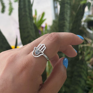 Evil Eye Adjustable Rings