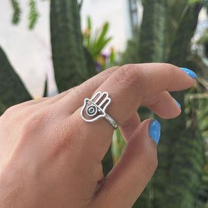 Evil Eye Adjustable Rings