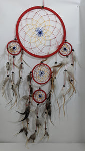 White Dream Catcher Home Decor/ Boho Decor/ Bedroom Decor/ Nursery Decor