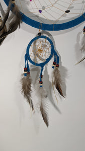 Dream Catcher Whit Gemstones Incrustation Home Decor/ Boho Decor/ Bedroom Decor/ Nursery Decor