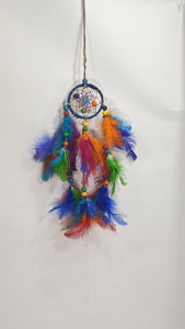 Rainbow one Circle Dream Catcher Home Decor/ Boho Decor/ Bedroom Decor/ Nursery Decor