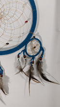 Load image into Gallery viewer, Dream Catcher Whit Gemstones Incrustation Home Decor/ Boho Decor/ Bedroom Decor/ Nursery Decor