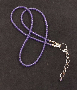 Natural Amethyst Beaded Necklace