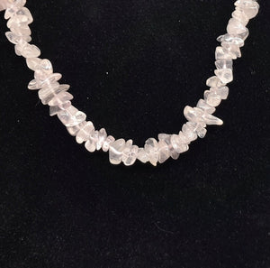 Rose Quartz Beads  Necklace
