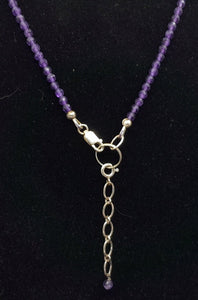 Natural Amethyst Beaded Necklace