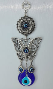 Butterfly Evil Eye Wall Hanging