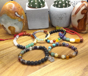 Seven (7) Chakras Bracelet, Lucky, Charm, Protection Bracelet